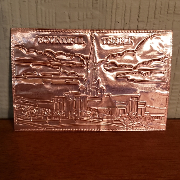 Vintage Kopper Kard Bountiful Temple Postcard - Picture 1 of 9